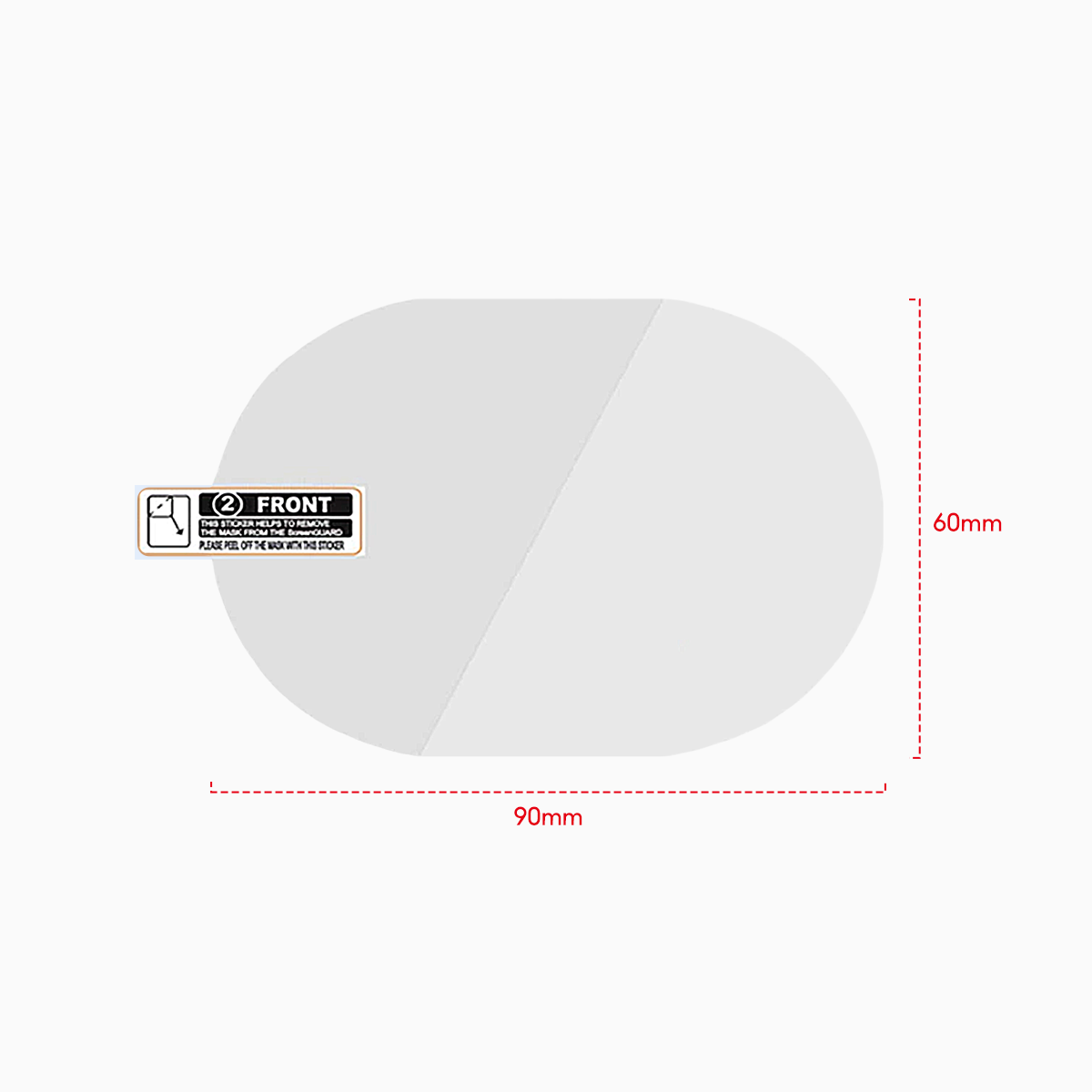 DDPAI Electrostatic Sticker Wind Screen Tape Without Leaving Residual Dash Cam Accessories