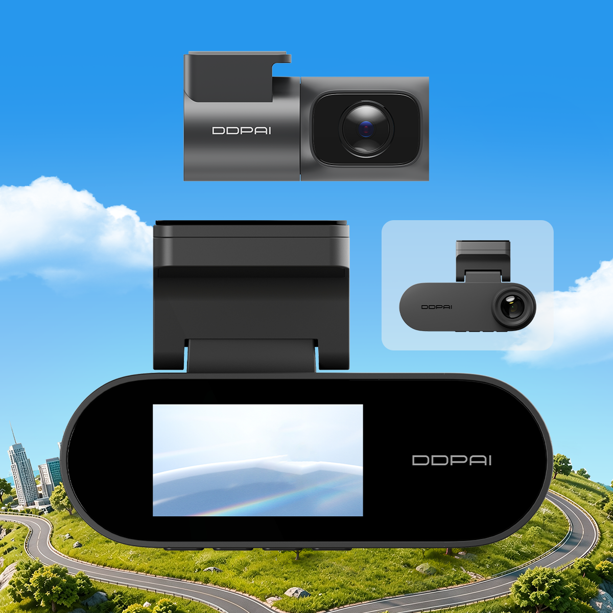[Top-Selling] DDPAI N2 Dual 2K Dash Cam