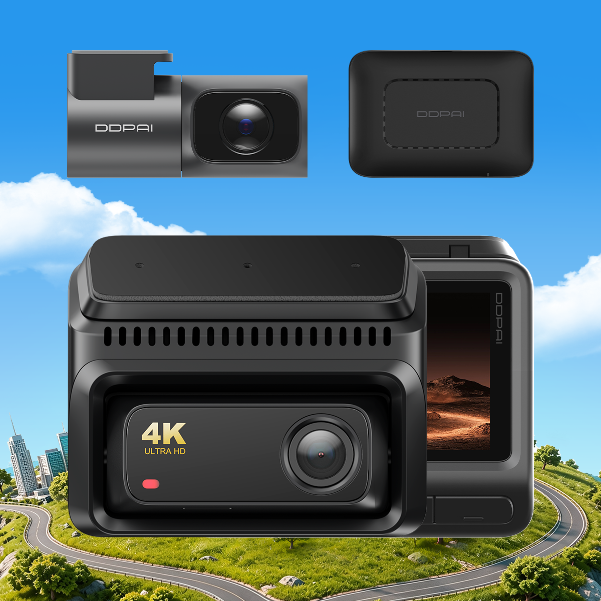 [Hot Sale] DDPAI Z60 Dual 4K Dash Cam